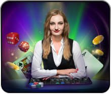 8278 slot Live Casino table view showing multiple camera angles and betting interface